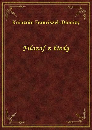Filozof z biedy – ebook