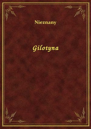 Gilotyna – ebook