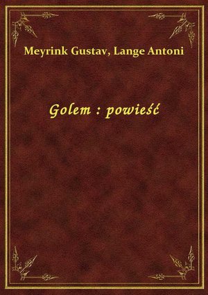 Golem : powieść – ebook