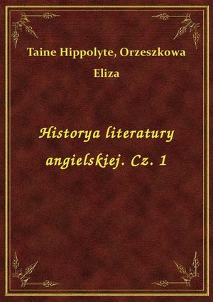 Historya literatury angielskiej. Cz. 1 – ebook