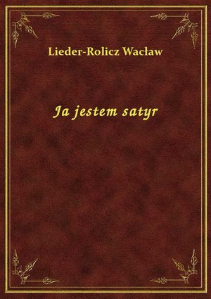 Ja jestem satyr – ebook