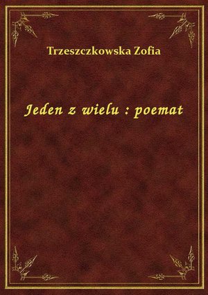 Jeden z wielu : poemat – ebook