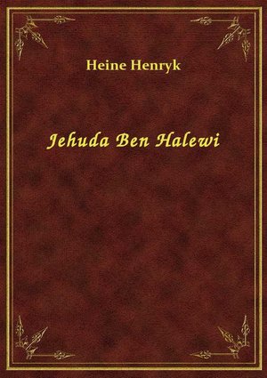 Jehuda Ben Halewi – ebook