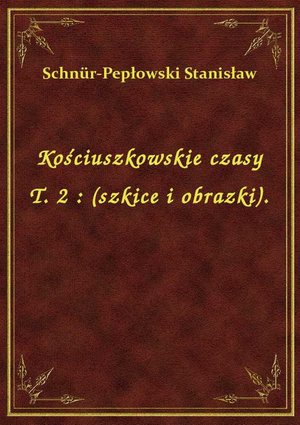Kościuszkowskie czasy T. 2 : (szkice i obrazki). – ebook
