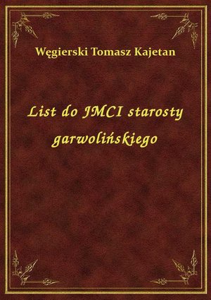 List do JMCI starosty garwolińskiego – ebook