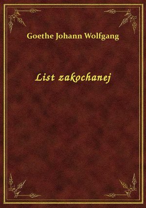 List zakochanej – ebook