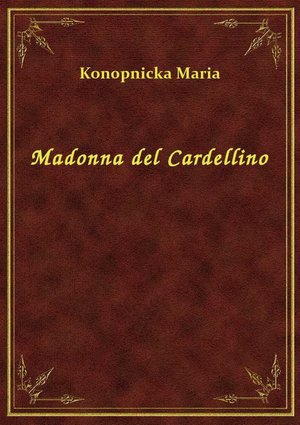 Madonna del Cardellino – ebook