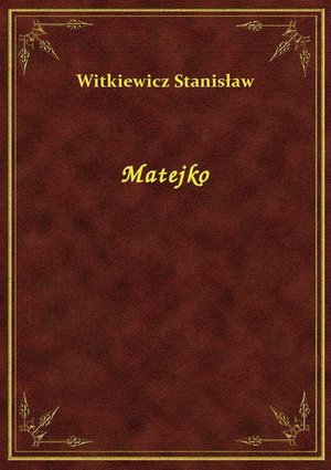 Matejko – ebook