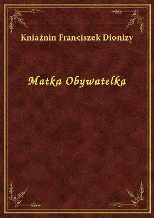 Matka Obywatelka – ebook