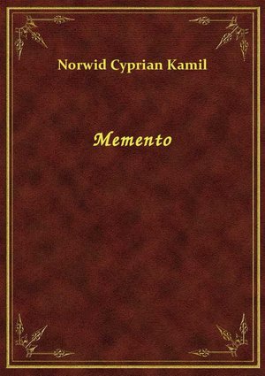 Memento – ebook
