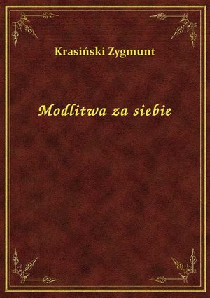 Modlitwa za siebie – ebook