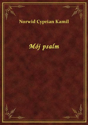 Mój psalm – ebook
