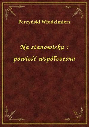 Na stanowisku : powieść współczesna – ebook