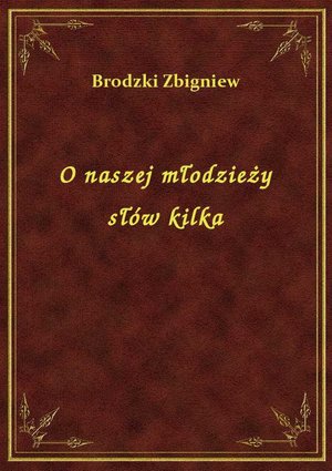 O naszej młodzieży słów kilka – ebook
