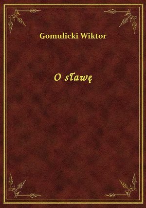 O sławę – ebook