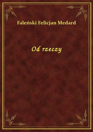 Od rzeczy – ebook