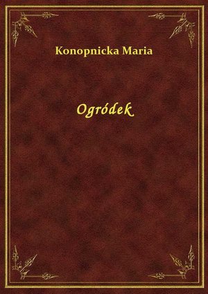 Ogródek – ebook