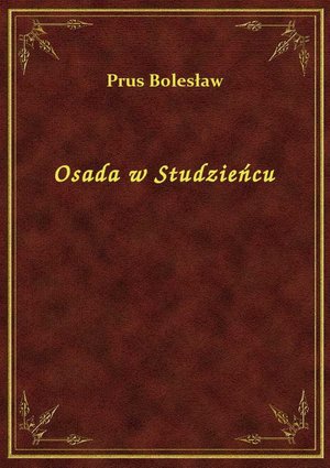 Osada w Studzieńcu – ebook