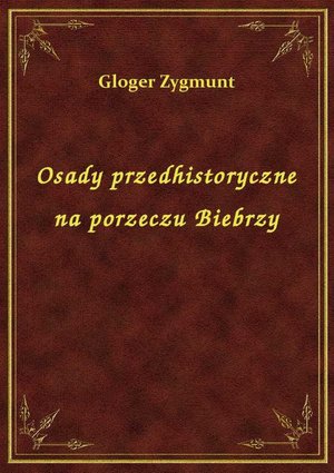 Osady przedhistoryczne na porzeczu Biebrzy – ebook