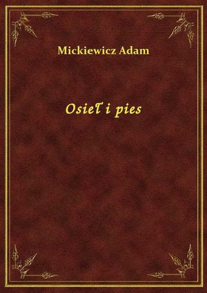 Osieł i pies – ebook