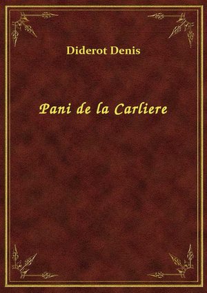 Pani de la Carliere – ebook