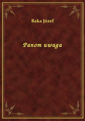 Panom uwaga – ebook