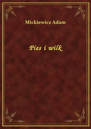 Pies i wilk – ebook