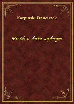 Pieśń o dniu sądnym – ebook