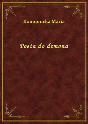 Poeta do demona – ebook