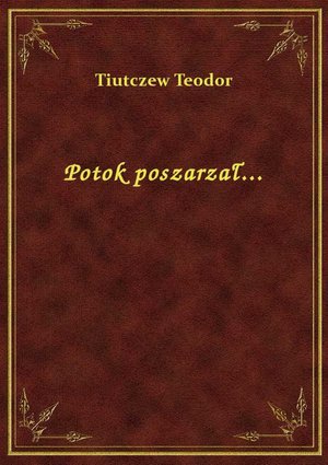 Potok poszarzał... – ebook