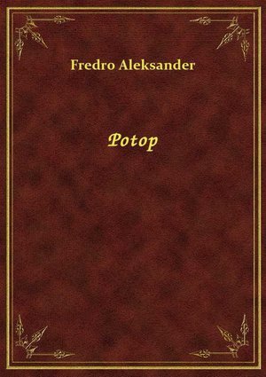 Potop – ebook
