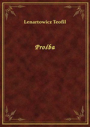 Prośba – ebook