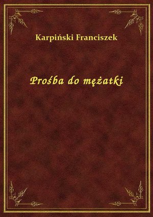 Prośba do mężatki – ebook