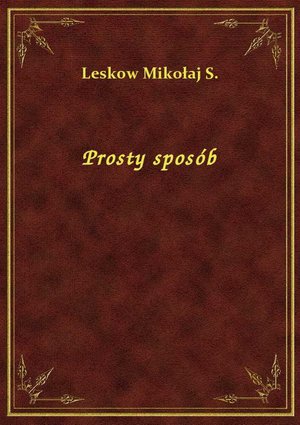 Prosty sposób – ebook