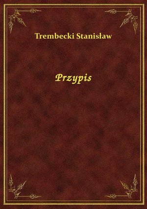 Przypis – ebook