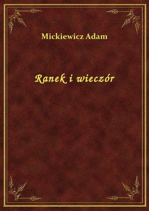Ranek i wieczór – ebook