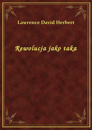 Rewolucja jako taka – ebook