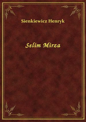 Selim Mirza – ebook