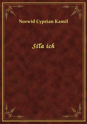 Siła ich – ebook
