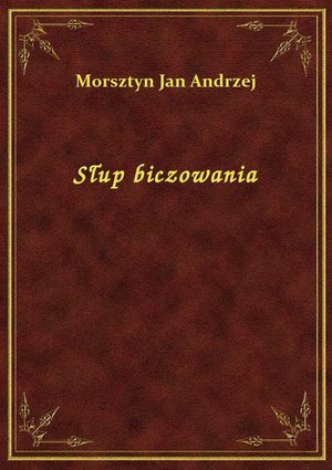 Słup biczowania – ebook