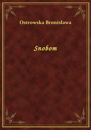 Snobom – ebook