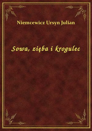 Sowa, zięba i krogulec – ebook