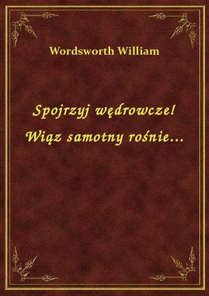 Spojrzyj wędrowcze! Wiąz samotny rośnie... – ebook