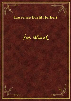 Św. Marek – ebook
