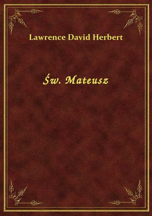 Św. Mateusz – ebook