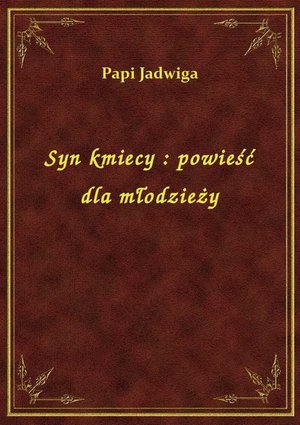 Syn kmiecy : powieść dla młodzieży – ebook