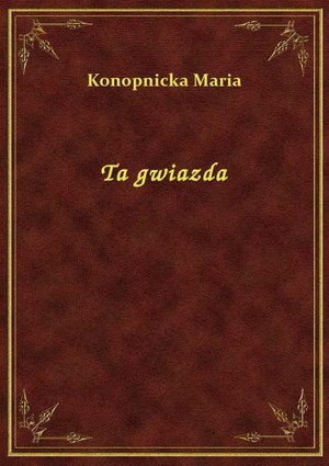 Ta gwiazda – ebook