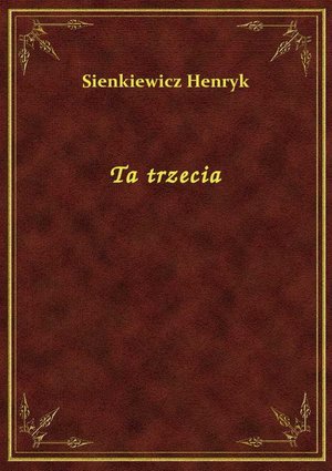 Ta trzecia – ebook