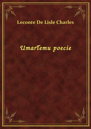 Umarłemu poecie – ebook