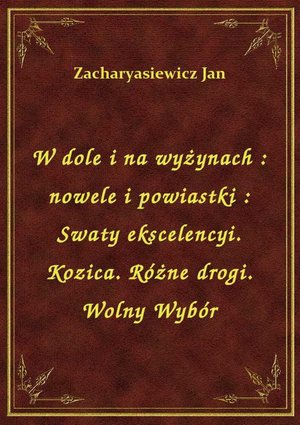 W dole i na wyżynach : nowele i powiastki : Swaty ekscelencyi. Kozica. Różne drogi. Wolny Wybór – ebook